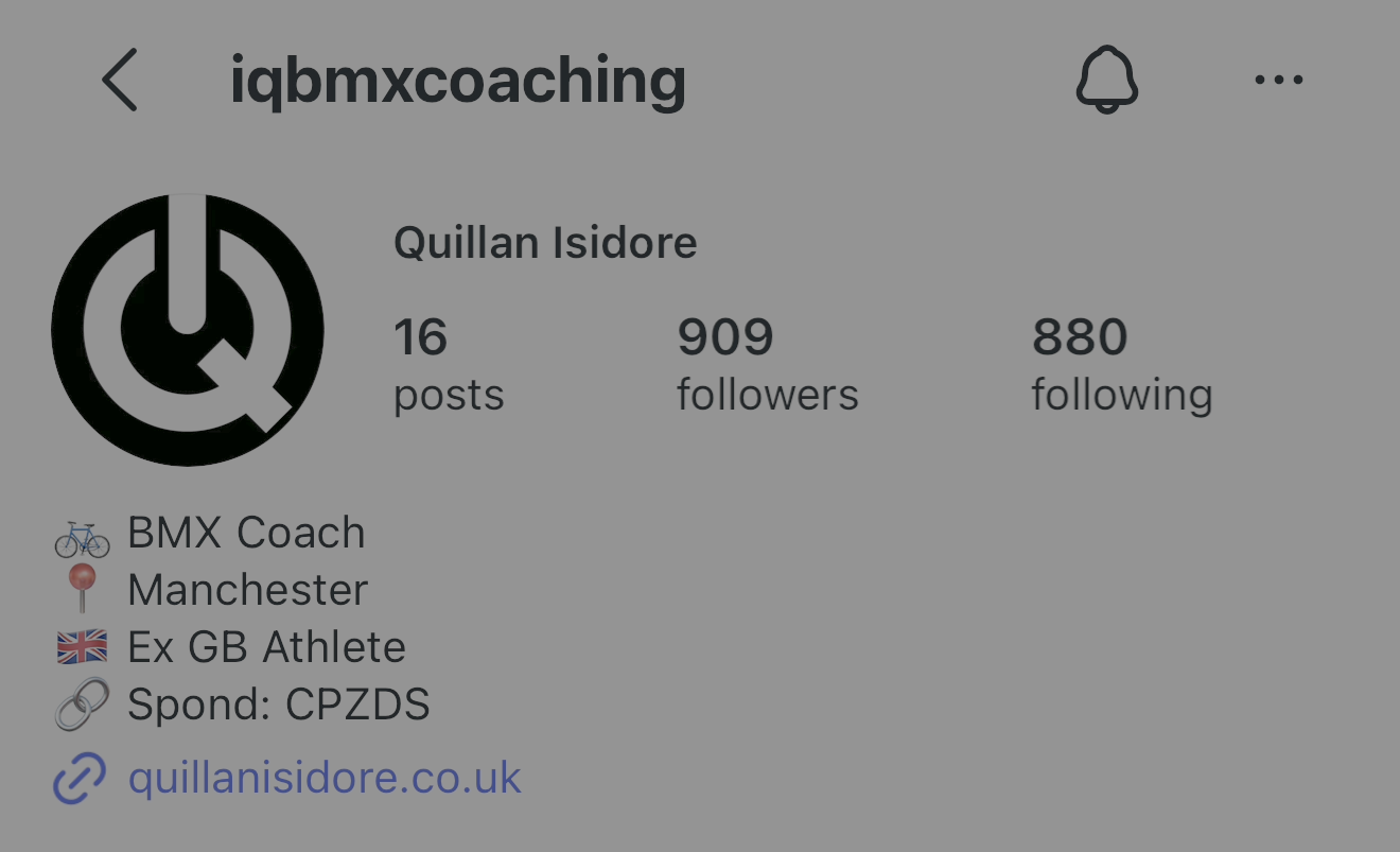 IQbmxcoaching Instagram profile preview